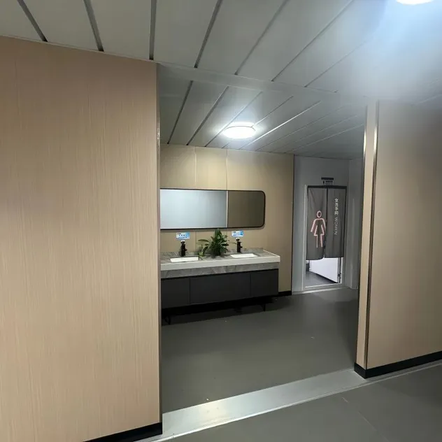 Caixa de embalagem dobrável rápida, edifício residencial modular em forma de Z, isolante e à prova d'água
