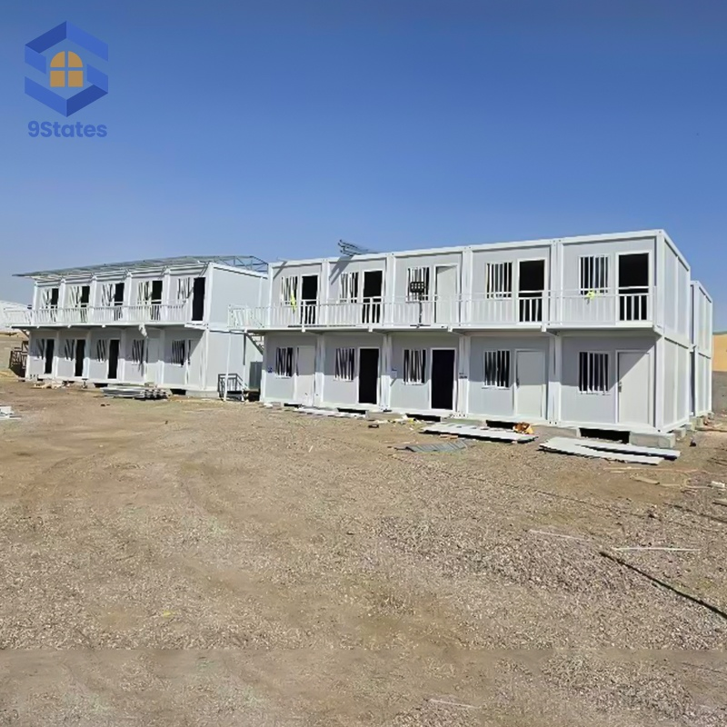 Casa de Escritório em Contêiner para Dormitório de Trabalhadores em Acampamento Temporário de Trabalho Prefabricado para Acomodação de Trabalhadores