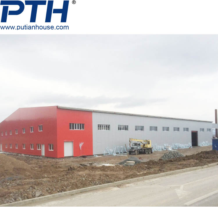 Indústria de Design Alto Armazém Modular Oficina Estufa Estrutura de Metal Leve Galvanizado Construção de Aço Estrutural em Edifício Prefabricado