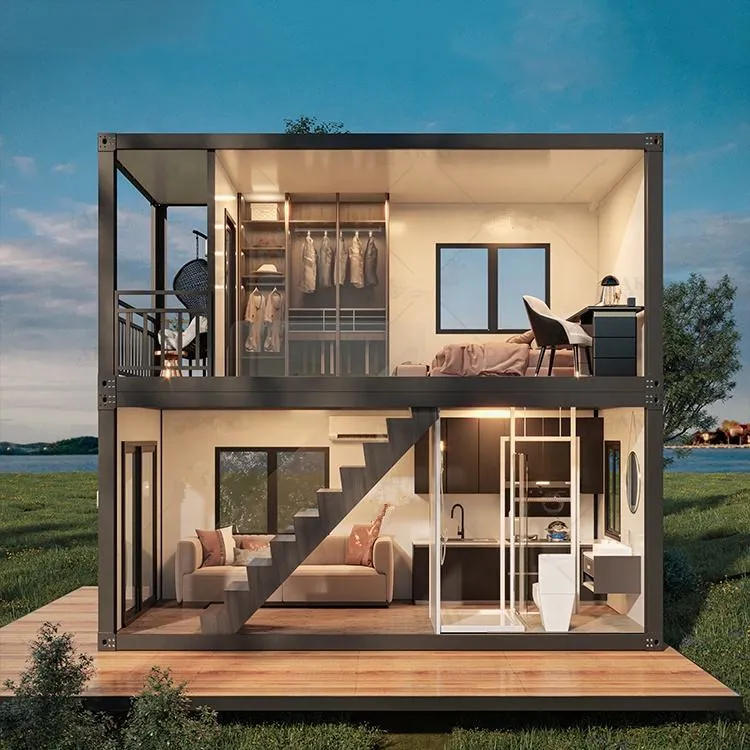 Casa Modular Moderna Feita na China Edifícios de Contêiner Estrutura de Aço