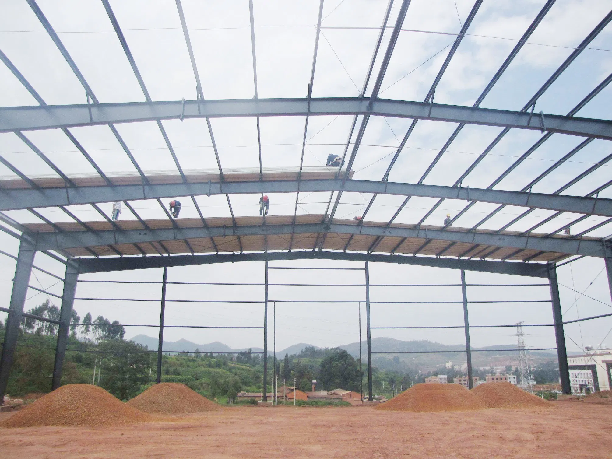 Estrutura de Metal Aço Modular Prefabricada para Indústria Leve Comercial, Hospital, Hotel, Apartamento, Oficina, Construção de Edifícios