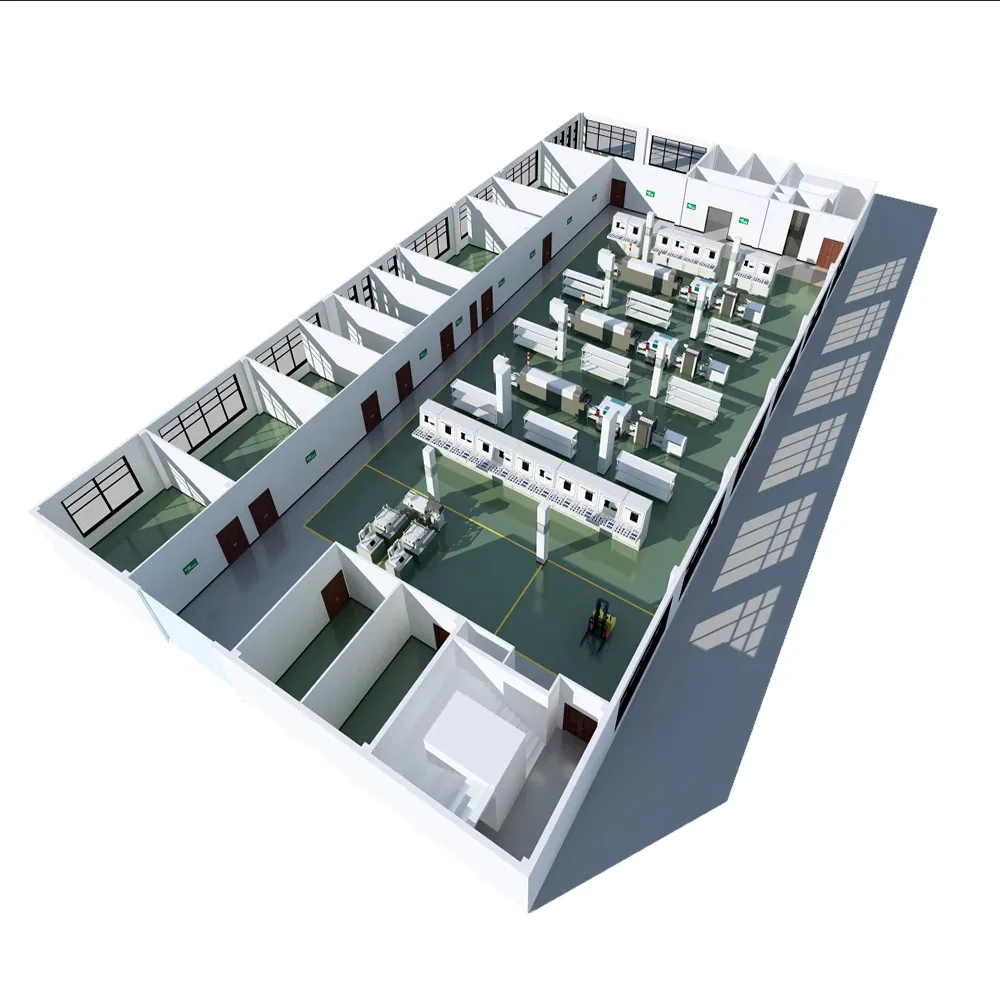 Projeto Inovador Estrutura de Aço Prefabricada Edifício Armazém Industrial Material de Construção Edifício Modular