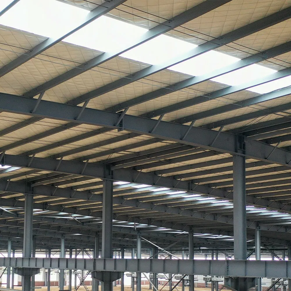 Armazenamento móvel modular pré-fabricado acessível e gratuito, estrutura de aço leve e pesada, piso, oficina comercial, projeto de construção de ponte