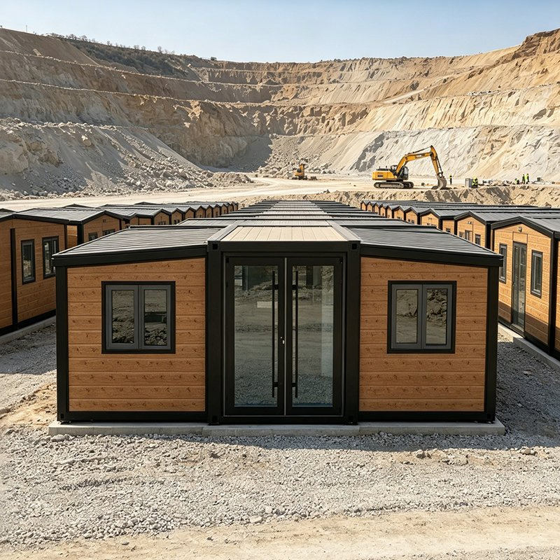 20FT Casa Modular Prefabricada para Comunidade de Casas Pequenas com Layout Inteligente