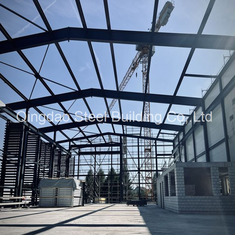 Casa Prefabricada de Estrutura de Aço de Montagem Rápida Edifício Modular para Armazém de Aço Oficina Depósito Galpão
