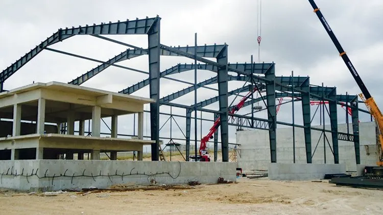 Casa Prefabricada Industrial Barata Estrutura Modular Metal Prefab Fábrica Armazém Edifício de Aço