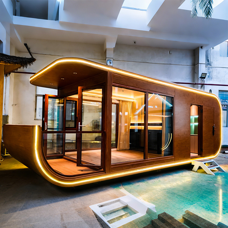 Casa Flutuante Modular Resistente a Terremotos e Durável para Comunidade de Casas Flutuantes Pré-fabricadas com Marca CE e Estrutura Segura