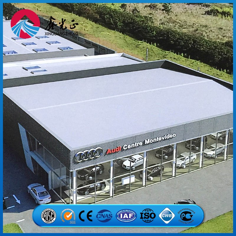 Unidades Estruturais Modulares Divisão de Cabine Capacidade de Reconfiguração Salão de Exposições Prefabricado Estrutura Metálica Leve Pesada Estrutura de Aço