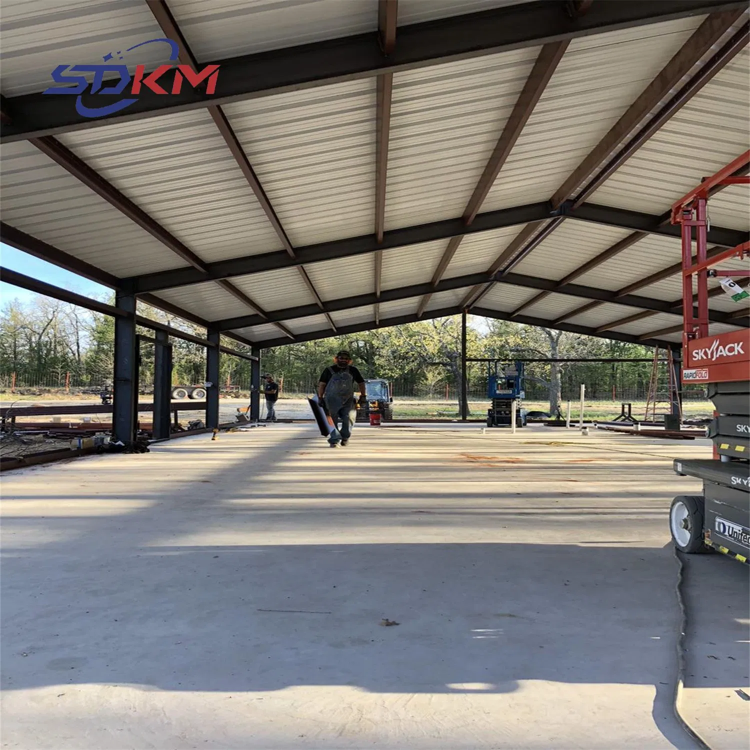 Preço de Fábrica Edifício Modular de Estrutura Metálica Galvanizada Leve Prefabricado Construção Industrial Armazém Oficina Estrutura de Aço