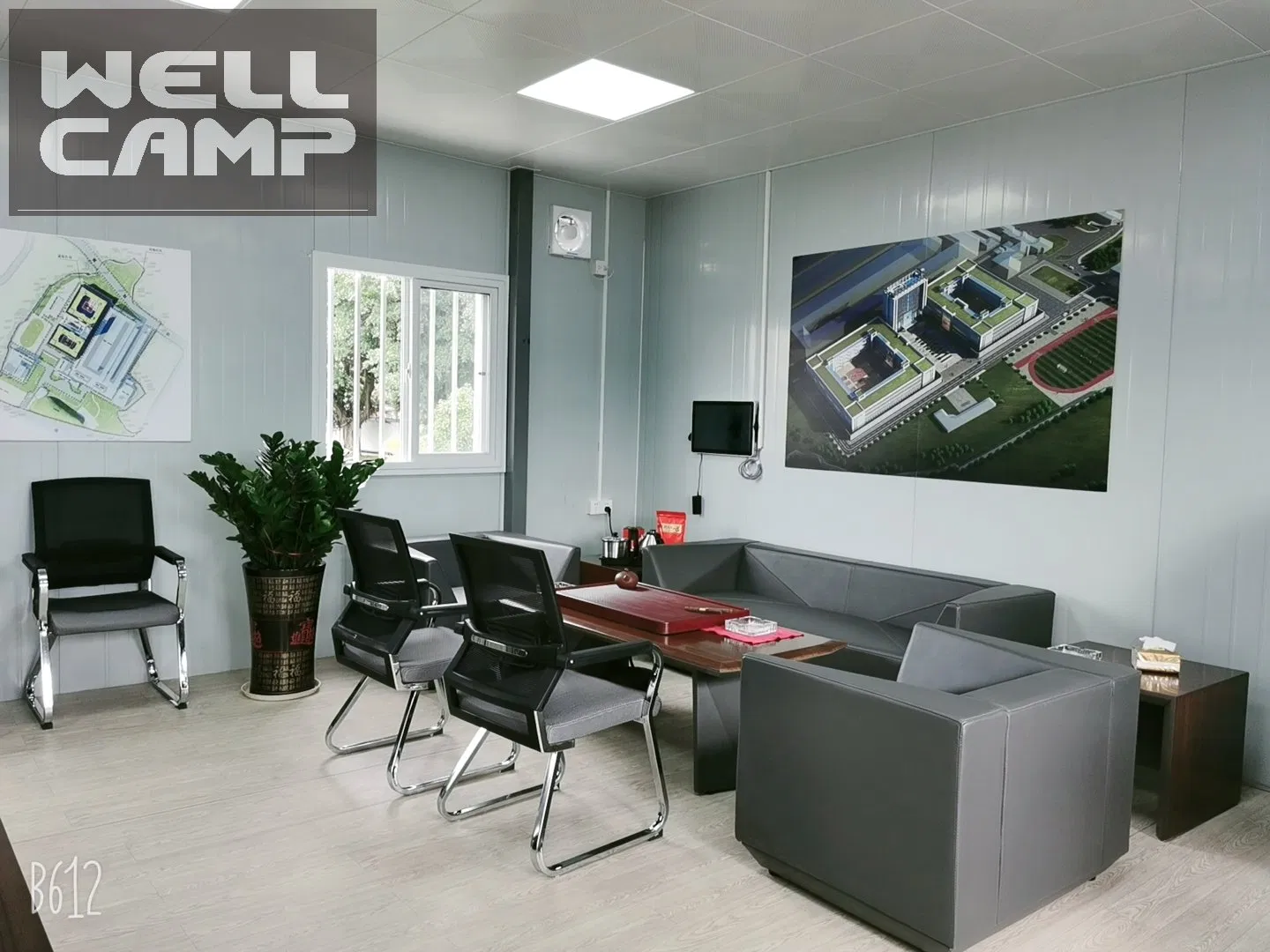 Construção de Edifício de Escritório de Acampamento Modular Pré-fabricado para Trabalhadores