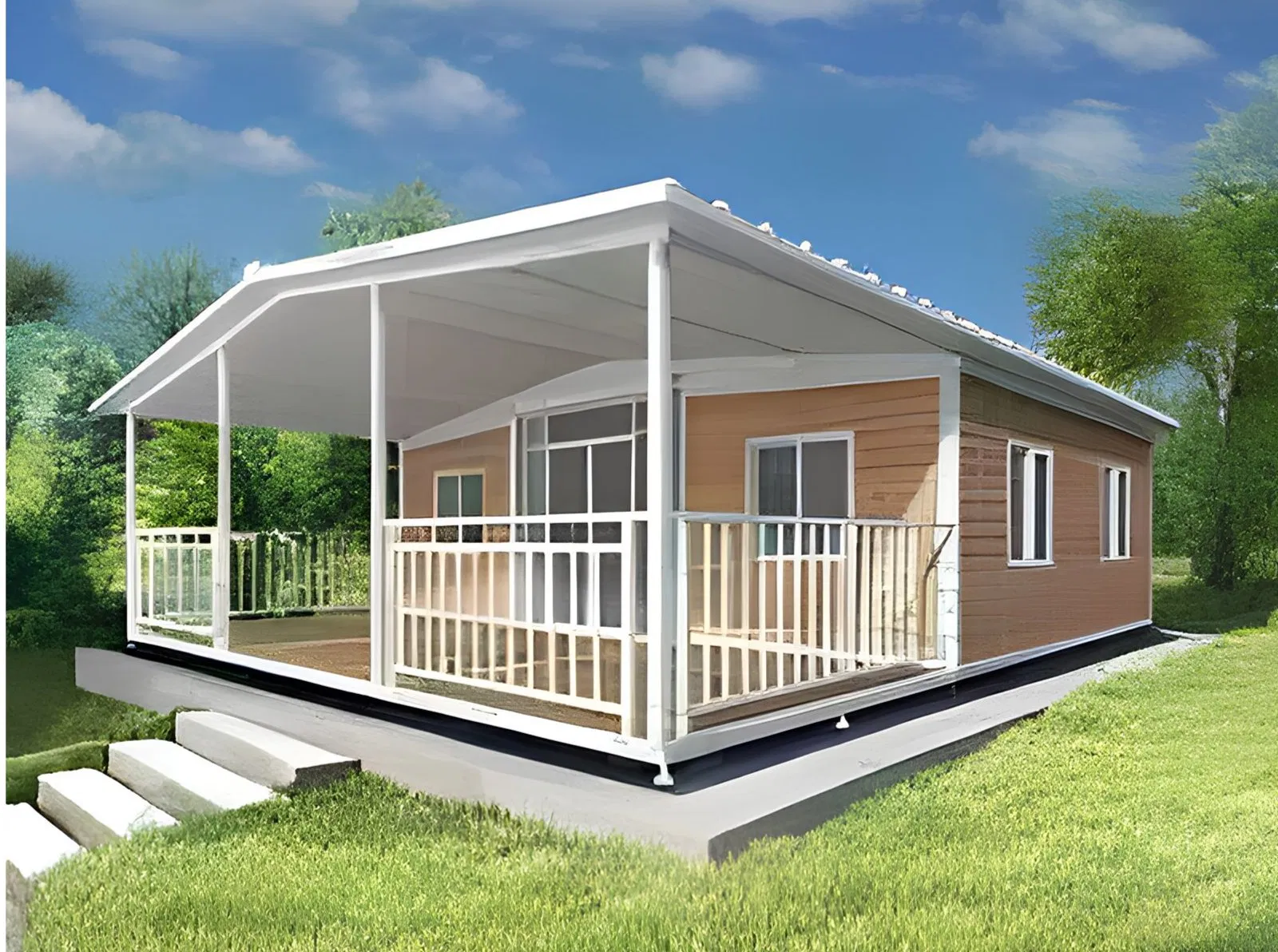 Solução de Escritório Jardim Modular Sustentável em Tiny House
