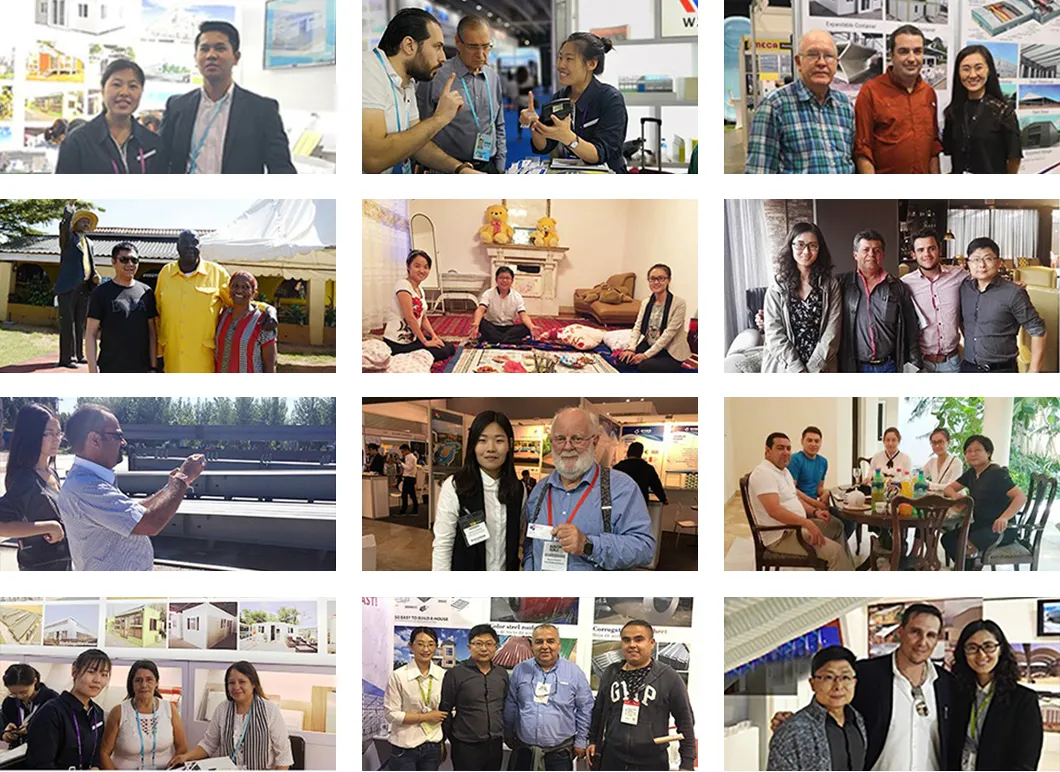 Exposições do Setor e Clientes Internacionais