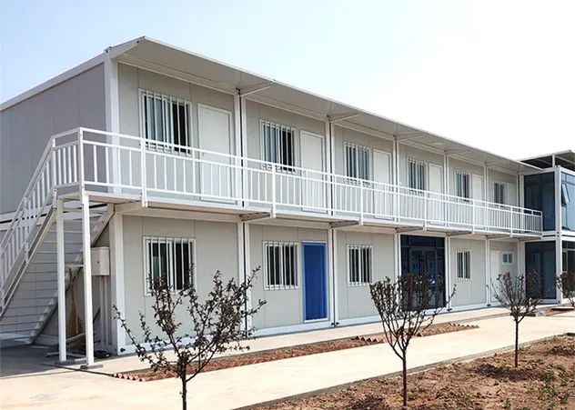 Complexo Modular de Dois Andares em Contêiner para Vida Comunitária Casa em Contêiner
