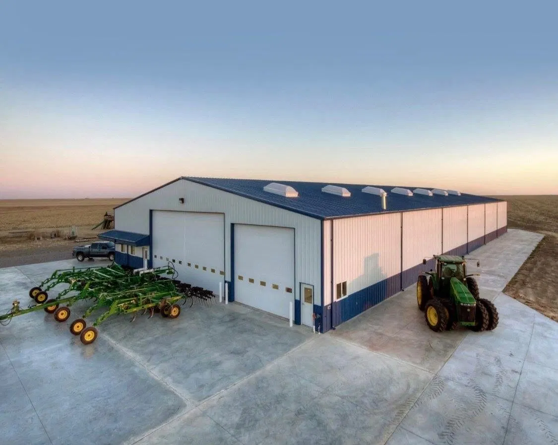 Construção Estrutural de Fábrica Modular Prefabricada Moderna em Estrutura de Aço Leve