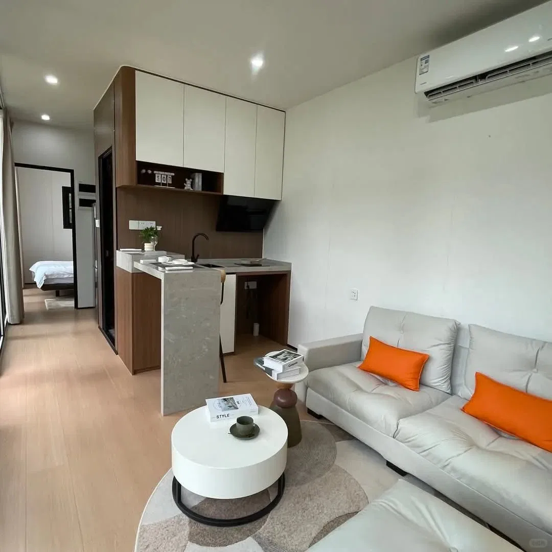 Novo Design Inteligente Casa Móvel Prefabricada Modular Cápsula da Apple