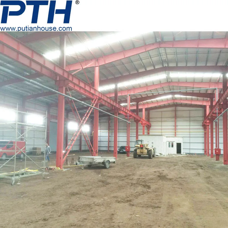 Estrutura de aço galvanizado para galpão industrial modular