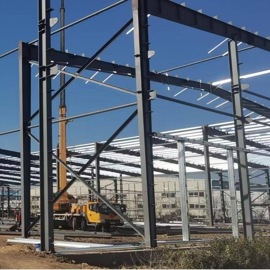 Estrutura Modular de Aço Leve Casa Residencial Prefabricada Construção de Escritório