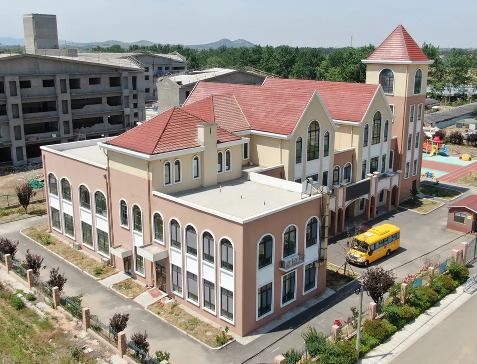 Construção Modular de Aço Econômico Moderno Estrutura Prefabricada Escola