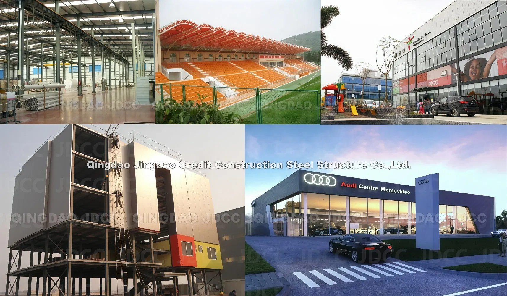 Estrutura de Aço Carbono de Alta Resistência Fabricada para Oficinas Modulares Industriais, Plantas de Armazém, Empreiteiro Geral de Construção Turnkey