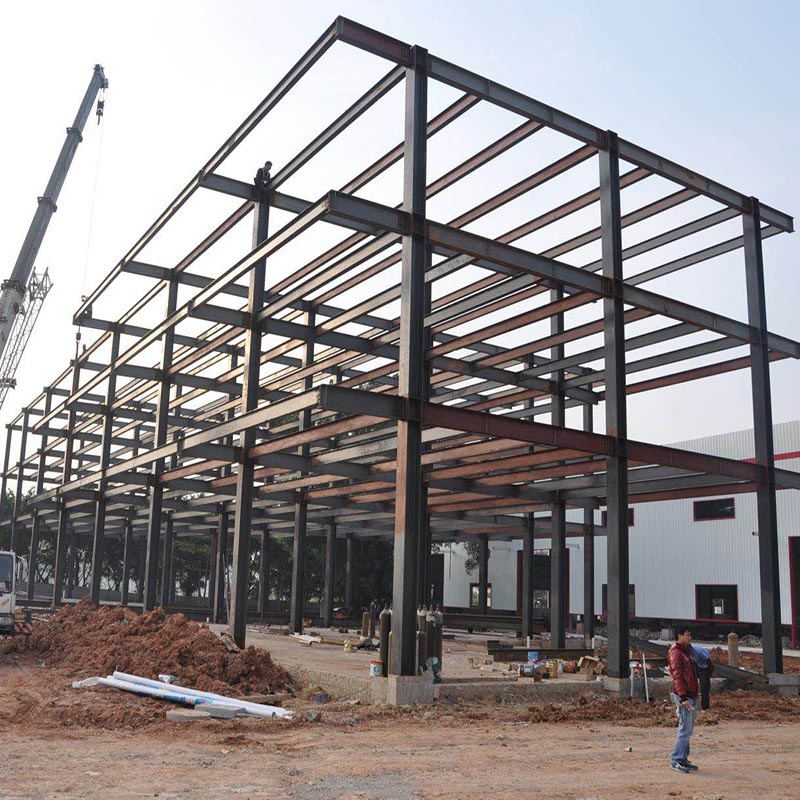 Edifício Modular de Estrutura de Aço com Quadro Metálico Prefabricado para Indústria