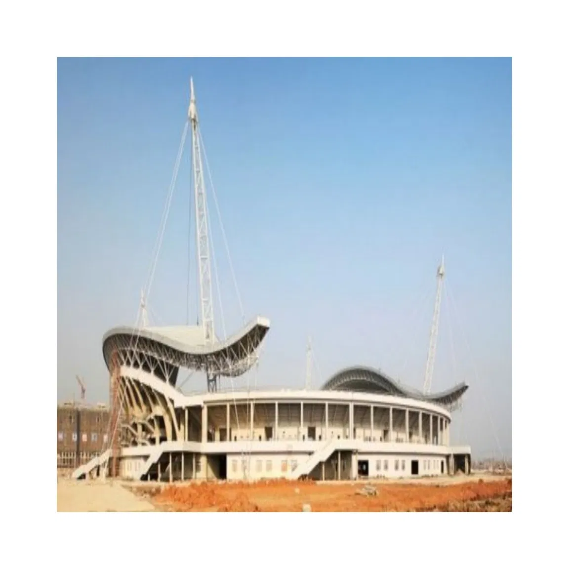 Fornecimento de Fábrica Bom Design Prefab Estrutura Metálica Galvanizada Edifício Construção Prefabricada Fábrica Industrial Armazém Modular Oficina Estrutura de Aço