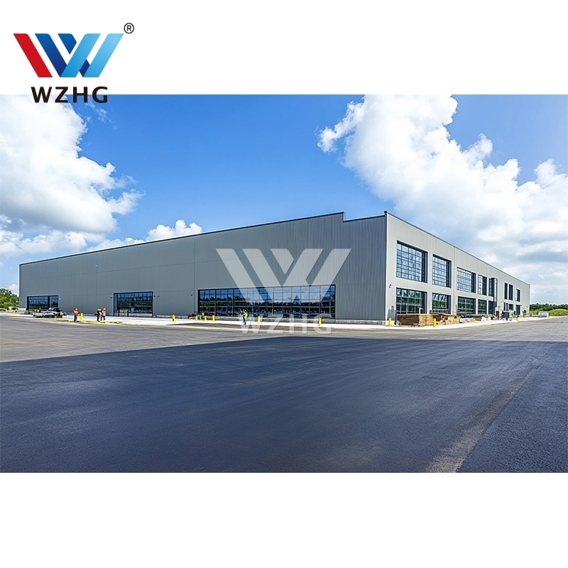 Estrutura de Aço de Shijiazhuang Edifício Modular Coluna Premium Prefabricada Soldada Isolada Carbono Leve Oficina Prefabricada Fabricante da China