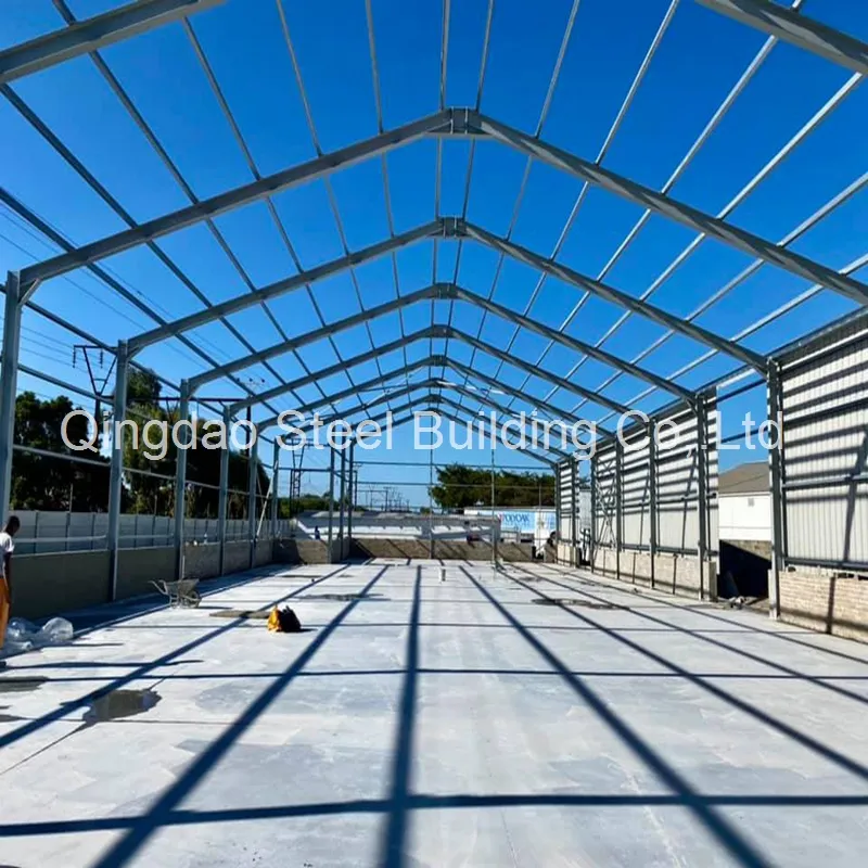 Casa Prefabricada de Estrutura de Aço de Montagem Rápida Edifício Modular para Armazém de Aço Oficina Depósito Galpão