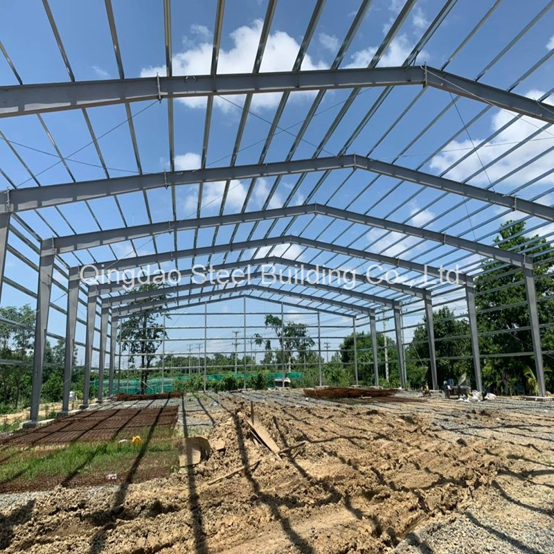 Edifício Modular Prefabricado Personalizado Edifício Industrial Prefabricado para Armazém de Estrutura de Aço Oficina