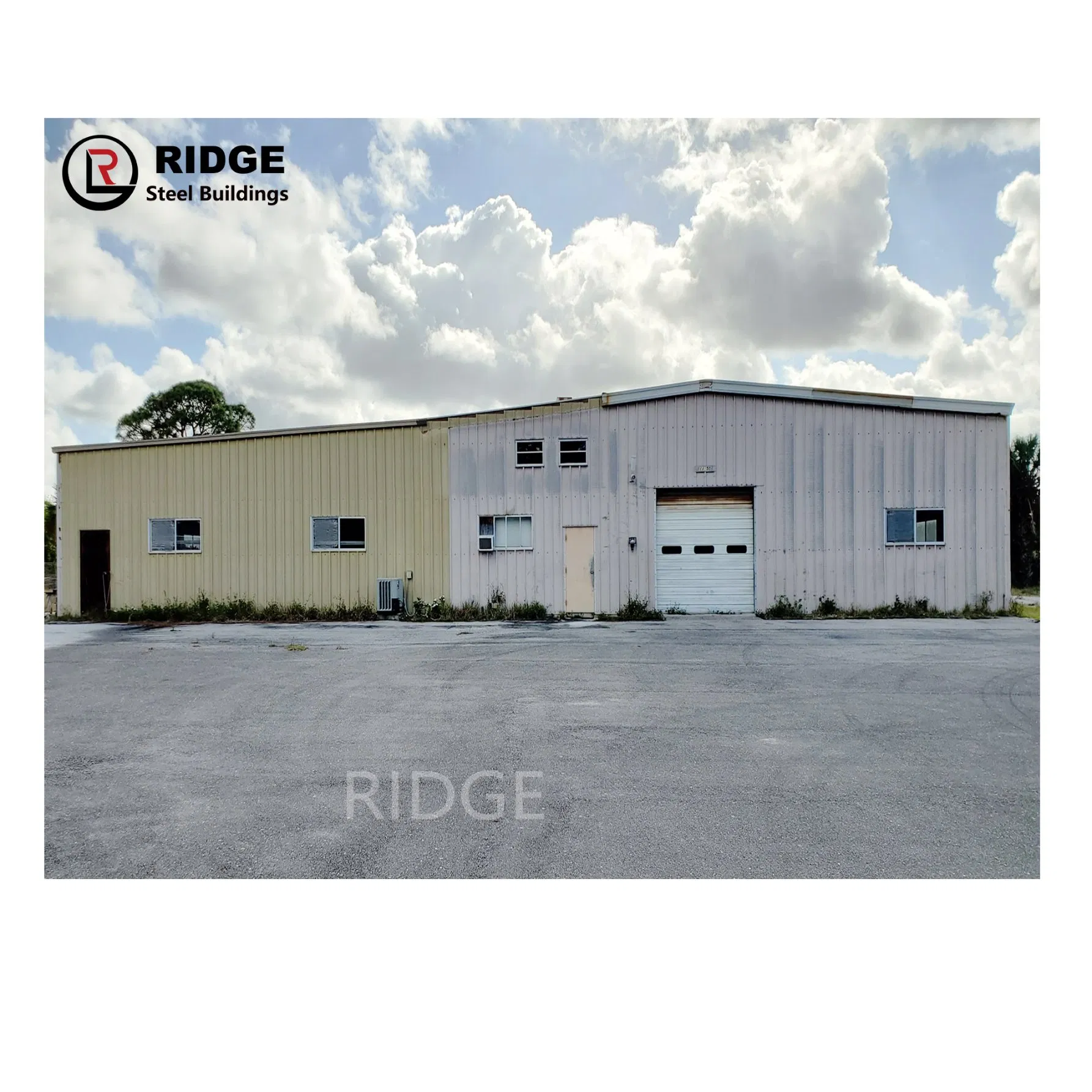 Edifícios de Estrutura Modular de Aço Pré-Engenheirada para Fábrica Industrial Armazenagem com Estrutura Metálica