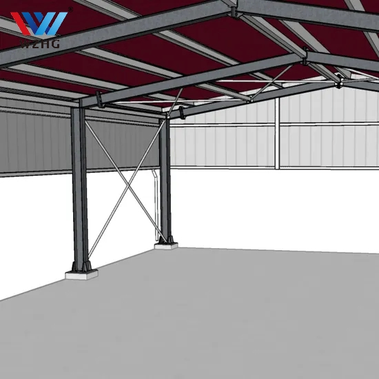 Edifício de Estrutura de Aço Prefabricado Personalizado, Fábrica Modular de Alta Resistência para Construção de Escritórios Comerciais