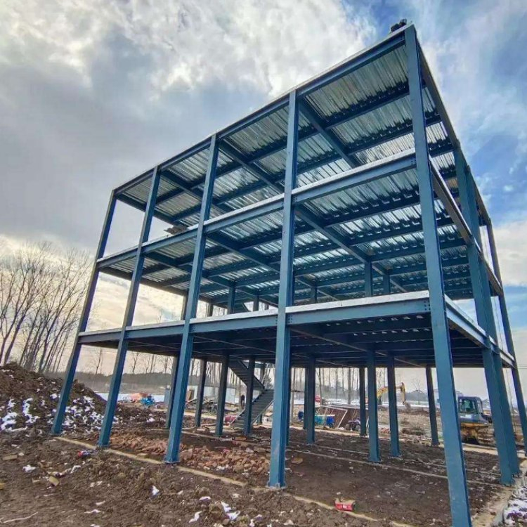 Edifício de Escritório em Estrutura de Aço Prefabricado Modular Resistente ao Fogo de Rápida Instalação