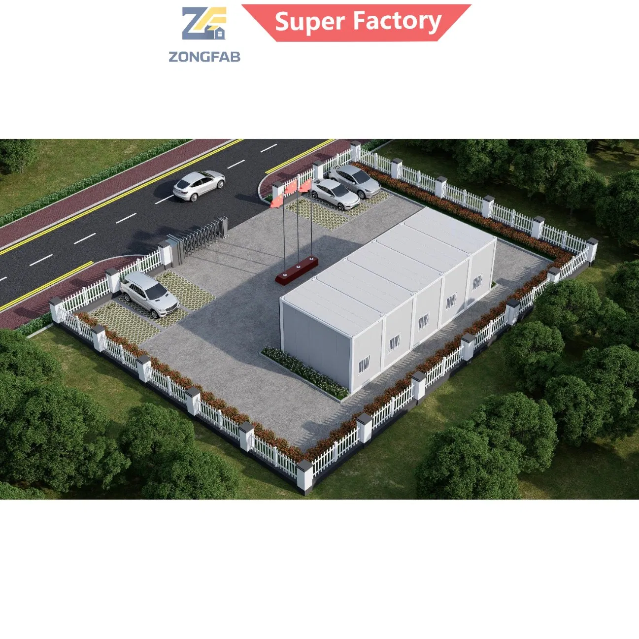 Alojamento Residencial Reciclável Alojamento Aconchegante Modular Pré-fabricado Edifício de Contêiner
