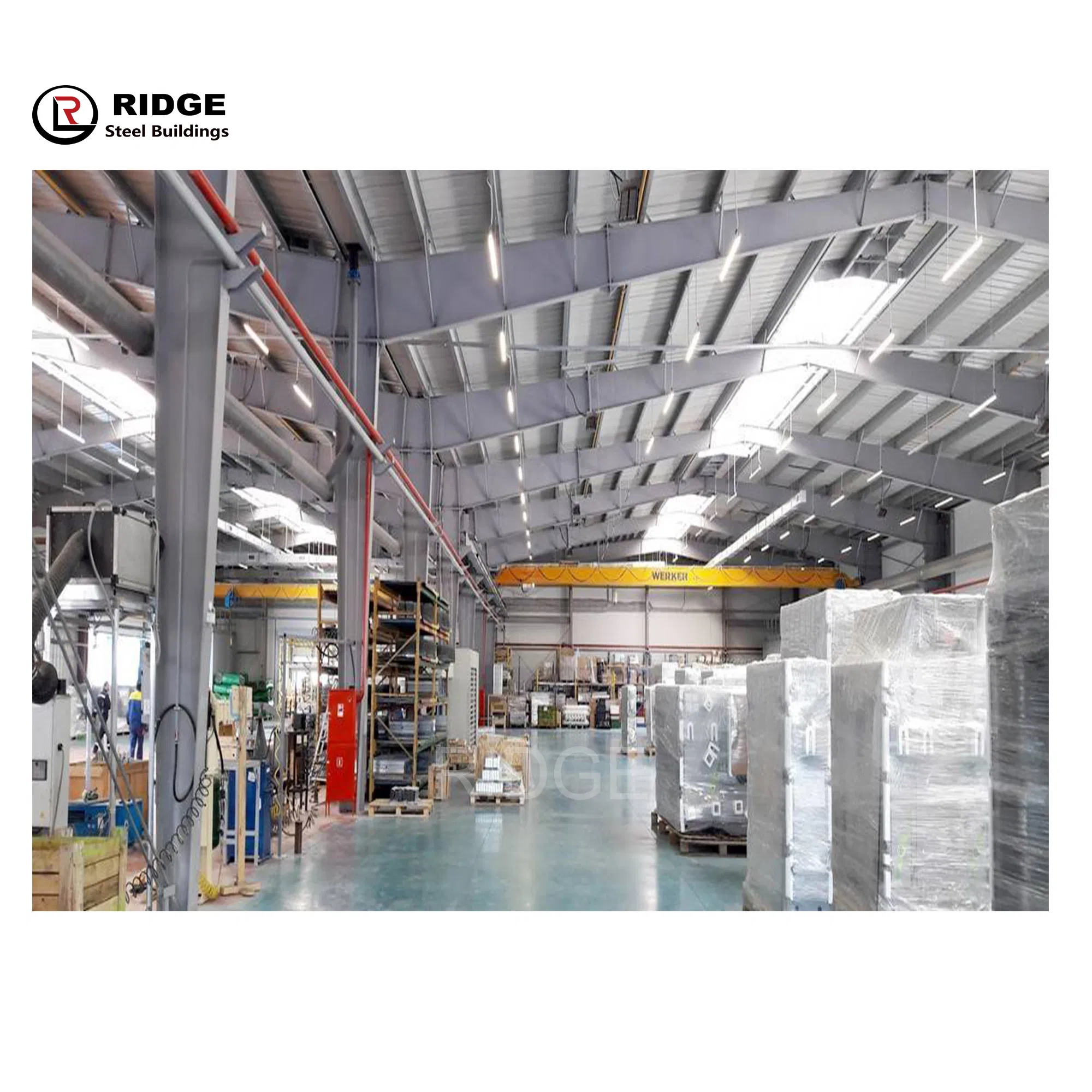 Oficina de Guindaste Estruturas de Aço para Casa Modular e Construção Prefabricada