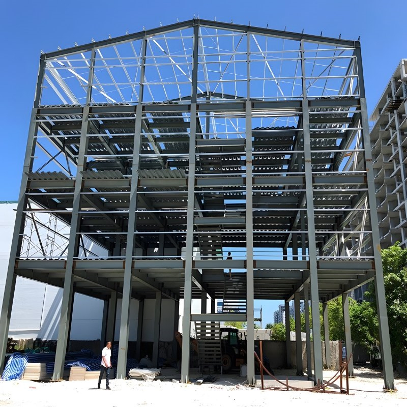 Estrutura de Aço Prefabricada de Baixo Custo Econômica para Escola, Fábrica, Armazém e Oficina