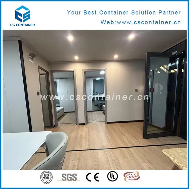 Interior da Casa Contêiner Modular Expandível - Vista 1
