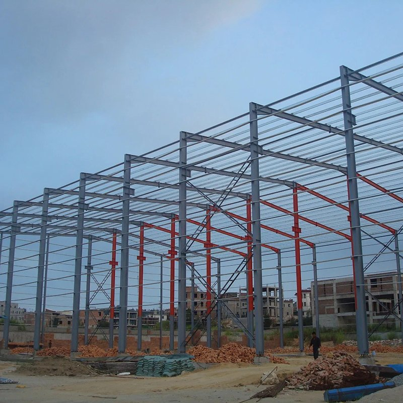 Estrutura de Oficina Prefabricada de Aço de Alta Resistência - Estrutura Modular Durável com Alta Capacidade de Carga para Produção e Montagem