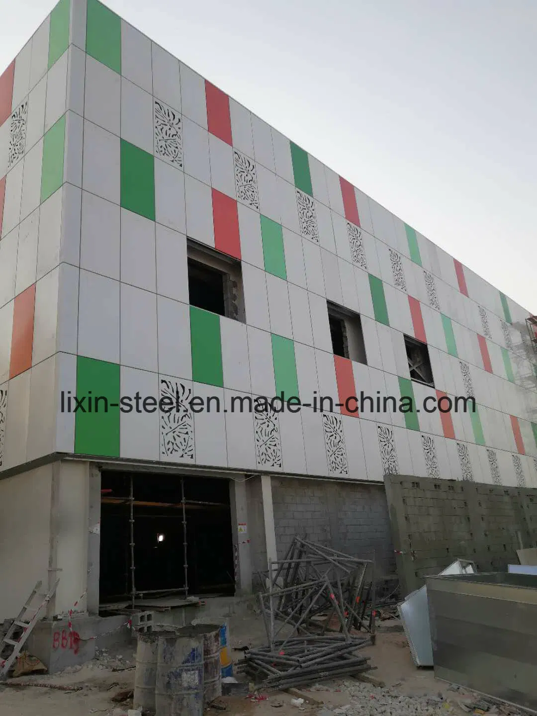 Edifício Escolar Modular de Aço Galvanizado de Estrutura de Aço do Oriente Médio