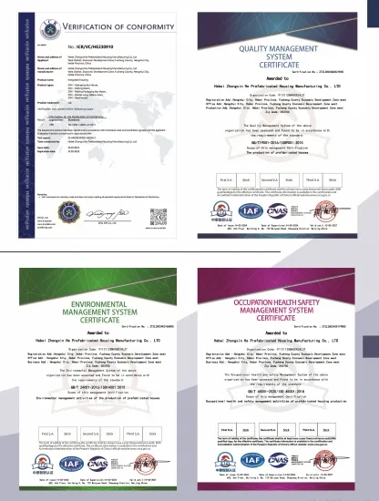 Certificado de Qualidade Internacional