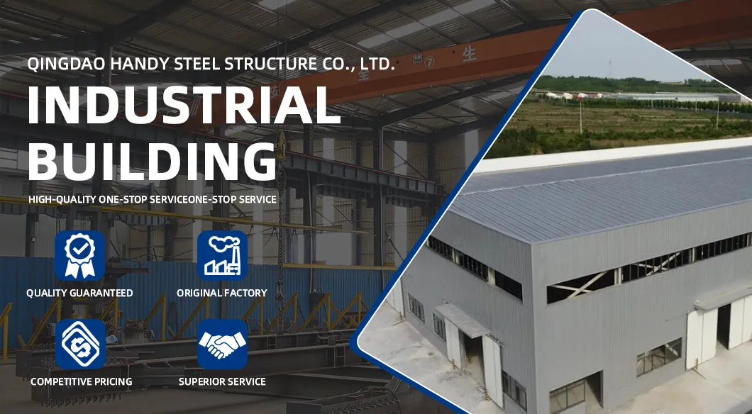 Estrutura de Aço Galvanizado Antirrust para Armazém Oficina Galpão Estrutura Modular de Metal