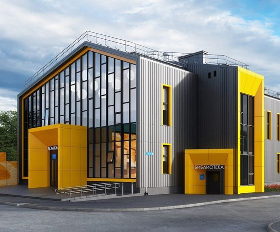 Construção Estrutural de Fábrica Modular Prefabricada Moderna em Estrutura de Aço Leve