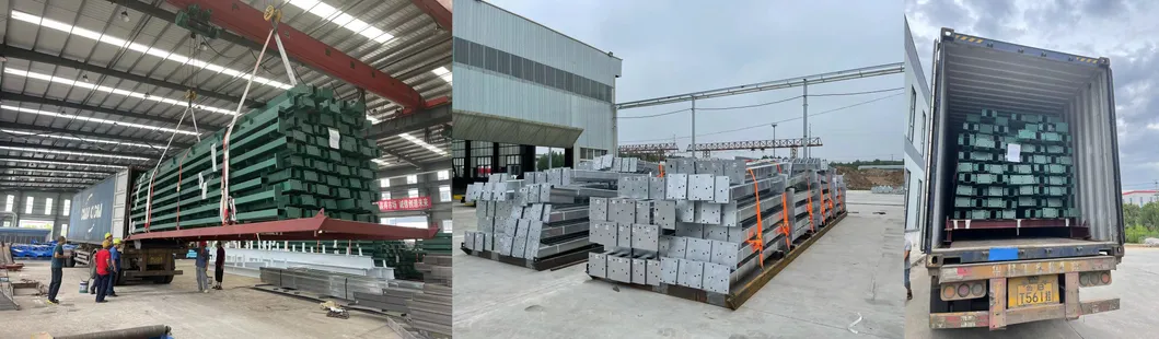 Instalação Fácil de Cobertura para Arquibancadas de Estádio Estrutura Modular Prefabricada para Indústria Estrutura de Ferro e Aço Armazém Edifício de Armazém