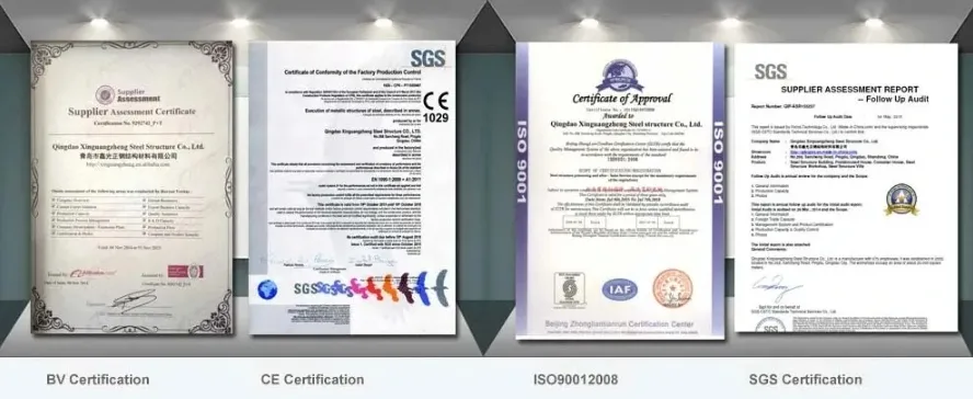 Certificados de Qualidade
