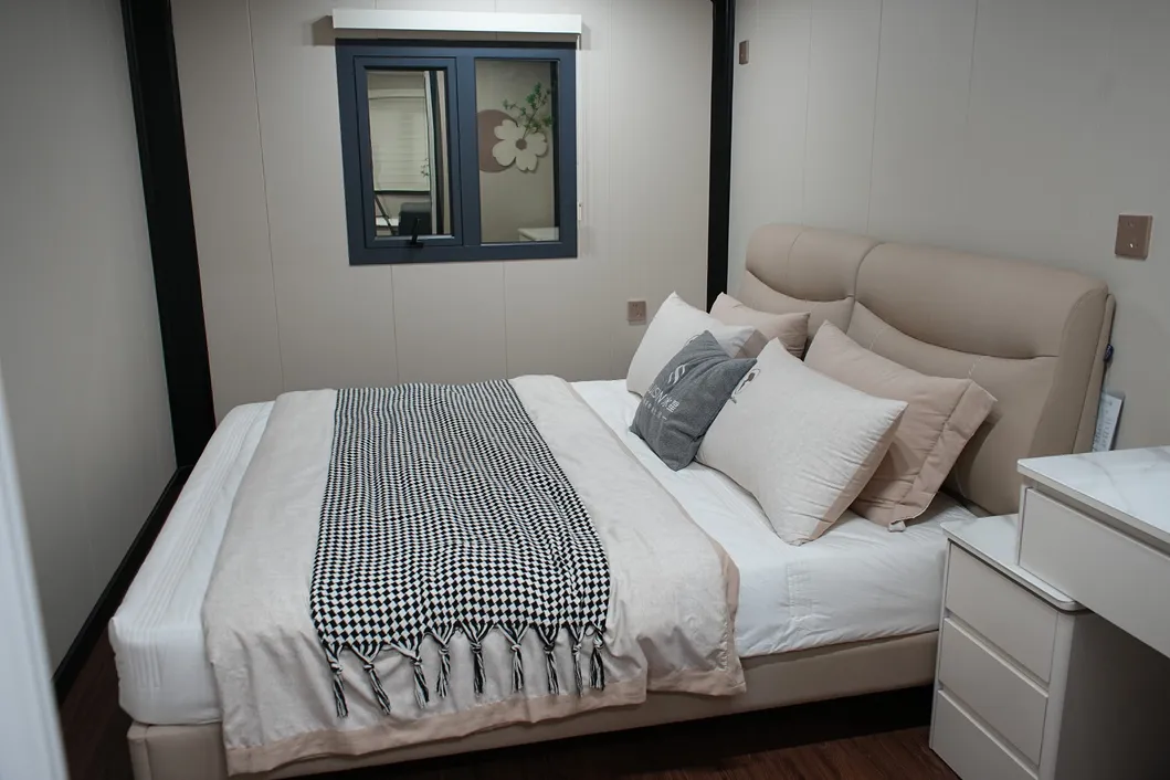 Edifício Modular de Aço com Cozinha e Banheiro para Moradia Temporária