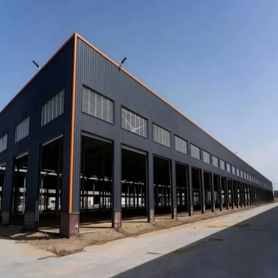 Estrutura de Aço Galvanizado Antirrust para Armazém Oficina Galpão Estrutura Modular de Metal