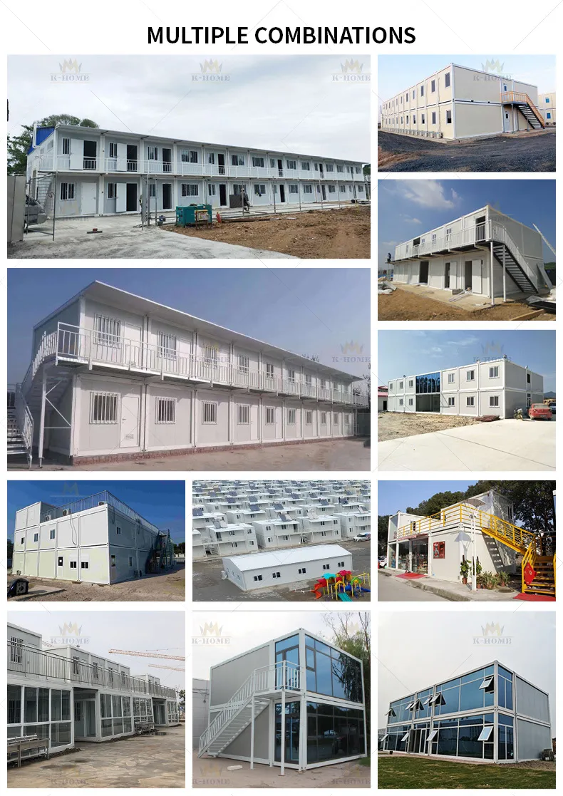 Alojamento Portátil de Design Modular para Trabalhadores da Construção