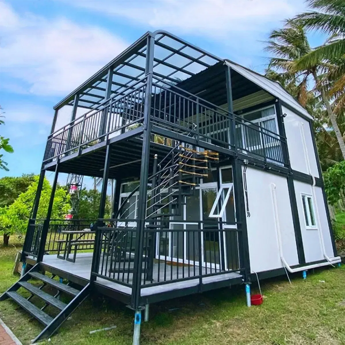 Casa Modular Turnkey Rápida para Conclusão Rápida de Projetos Casa Contêiner