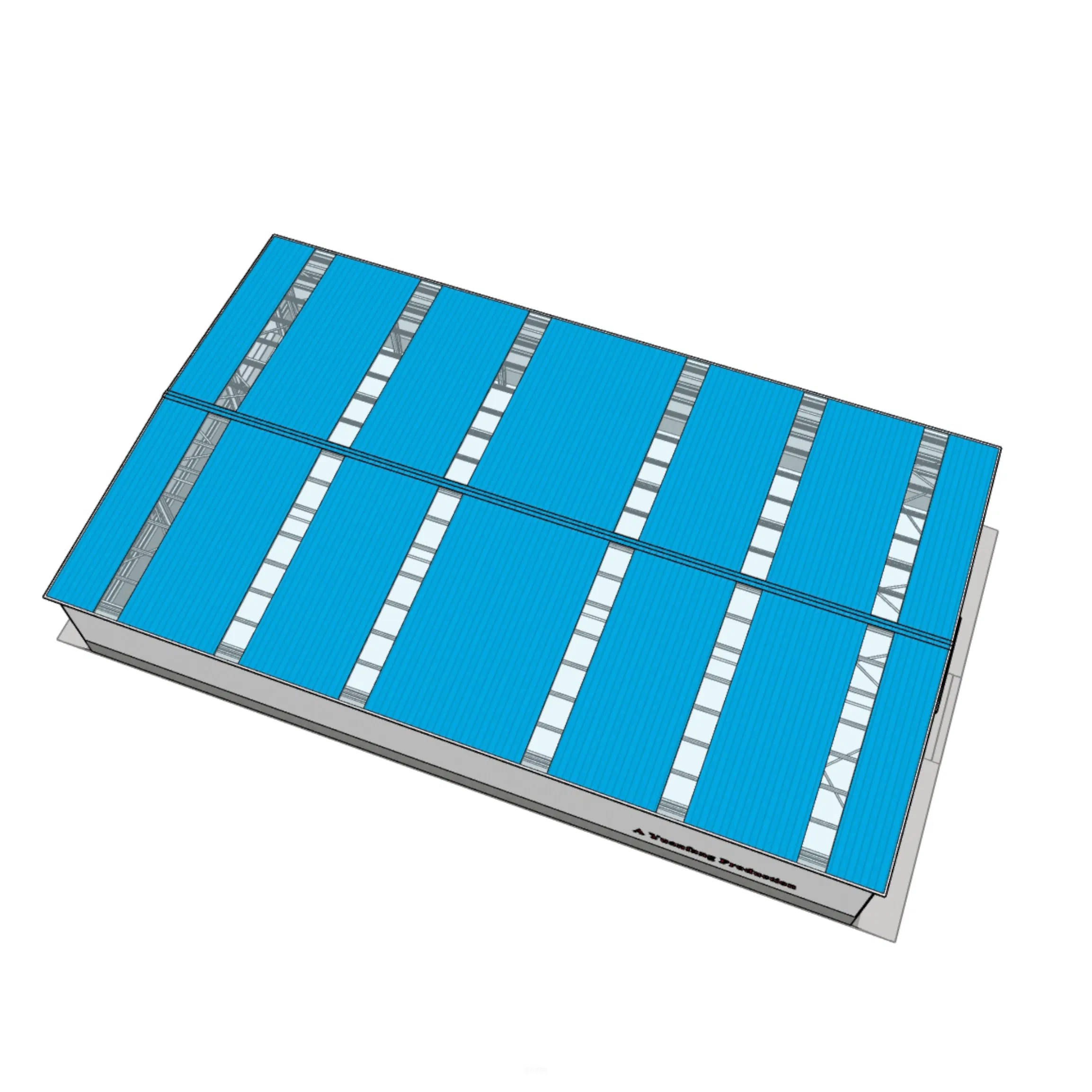 Estrutura Modular e Prefabricada de Aço para Armazém de Estrutura de Aço Prática para o Público