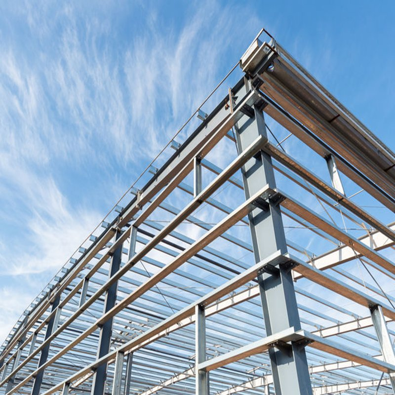 Edifício Modular de Estrutura de Aço com Quadro Metálico Prefabricado para Indústria