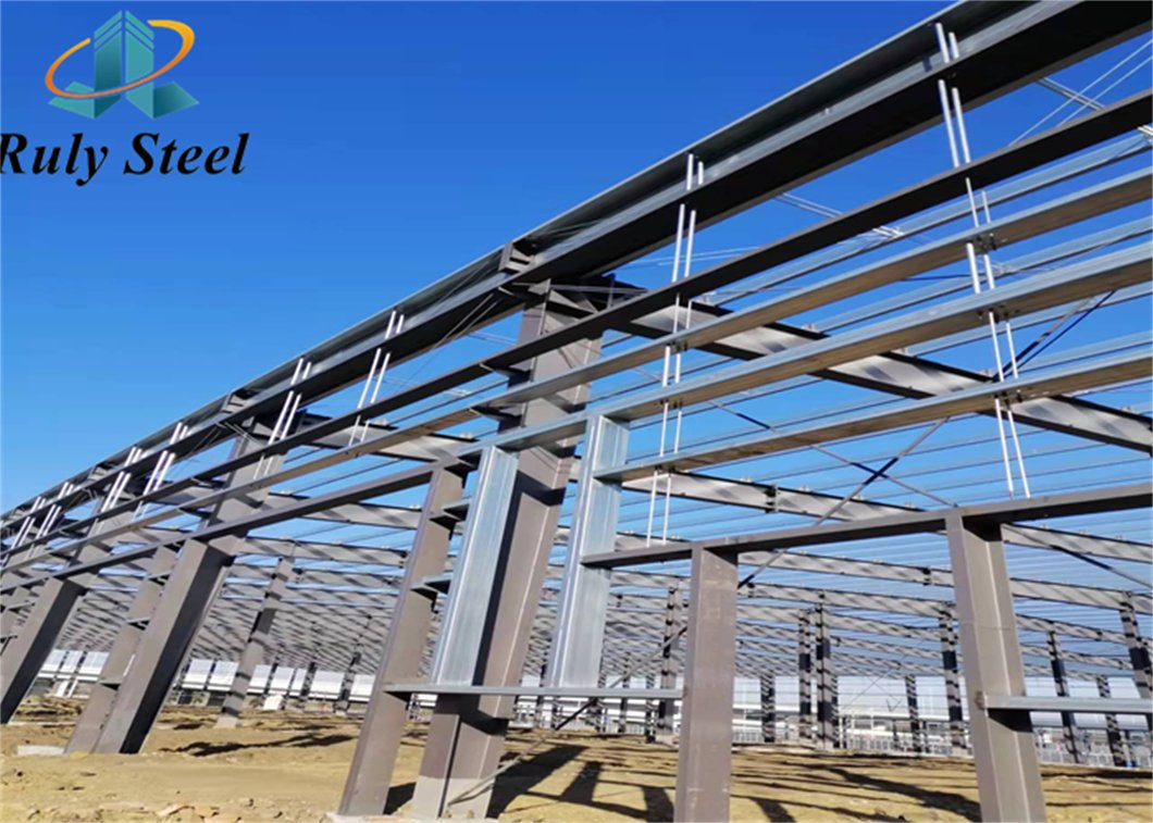 Padrão ASTM GB Grande Vão Design Modular Construção em Aço Estrutura Prefabricada Parque Logístico