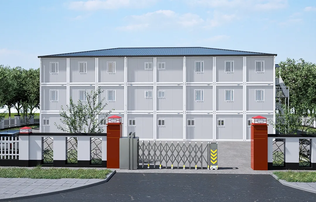 Complexo Modular de Dois Andares em Contêiner para Vida Comunitária Casa em Contêiner
